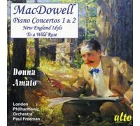 Edward MacDowel MacDowell: Piano Concertos 1 & 2/New Engl (CD) (Importación USA)