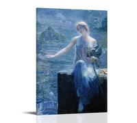 Edward Robert Hughes - Pinturas destacadas de The Valkyrie's Vigil, exquisito póster impreso en lienzo adecuado para salas de estar, dormitorios, oficinas, hogares y aulas, 30 x 45 cm