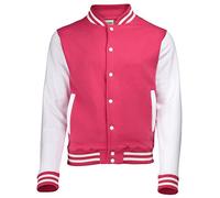 Edward Sinclair - Chaqueta - para niña Hot Pink & White Sleeves
