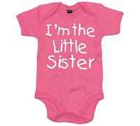 Edward Sinclair | Niñas | Body para bebé | I'm The Little Sister, Rosa Chicle, 6-12 Meses