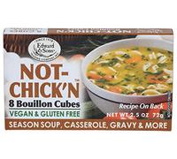 Edward & Sons - Cubos de caldo Gluten-Libres Not-Chick'n - 2.5 oz.