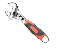 Edward Tools Pro 8 """" Llama ajustable - Diseρo de ajuste de acero al carbono - Crescent Pro Sard para un mayor apalancamiento - Bloqueo de ancho