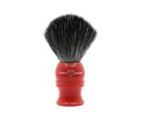 Edwin Jagger 1EJ331SYN Brocha De Afeitar Clásica Negra De Fibra Sintética Vegana Ecológica para Crema De Afeitar O Jabón De Afeitar para Hombres Y Mujeres