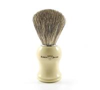 Edwin Jagger Pure Badger - Brocha de afeitar, color blanco
