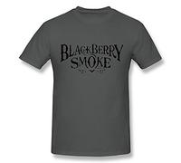 Edwina Erin Men's Blackberry Smoke Logo White T Shirt Large
