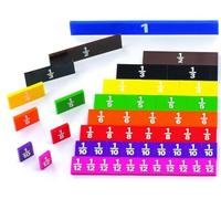 EDX Education 53853 Solid Fraction Tile (Pack of 51)