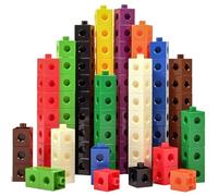 Edx Education - Juguete de aprendizaje en casa para matemáticas tempranas, diseño de cubos, 2 cm, para niños mayores de 3 años