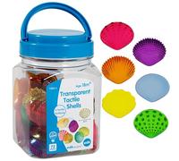 edxeducation Conchas táctiles - Transparente - Mini Tarro - Juego de 72