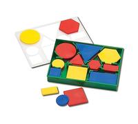 edxeducation Juego DE Escritorio PLÁSTICO DE Bloques DE ATRIBU
