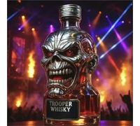 EDXTNKQC Decantador Whisky - Arte Escultura, Decantador De Whisky con Forma De Cabeza De Diablo De 300 Ml, Botella Portátil con Forma De Cabeza De Diablo, Dispensador De Bebidas De Halloween(B)