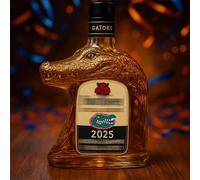 EDXTNKQC Decantador Whisky - Arte Escultura, Decantador De Whisky De 300 Ml con Forma De Cocodrilo, Botella De Vidrio con Forma De Anfibio, Apto para Uso Doméstico Y En Bares(C)