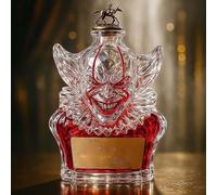 EDXTNKQC Decantador Whisky - Arte Escultura, Decantador De Whisky De 300 Ml con Forma De Payaso, Adorno De Botella De Vidrio De Payaso De Halloween, Apto para Uso Doméstico Y En Bares(D)