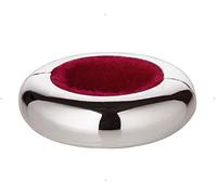 EDZARD anillo antigoteo magnetum, diámetro 5 cm, anillo de vino, plateado, antigoteo consta de 2 mitades con cierre magnético, protección antigoteo para botellas de vino