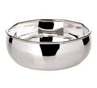 EDZARD Bol/Tazón Ten, forma redonda/decágono, diámetro 14 cm, plateado pesado