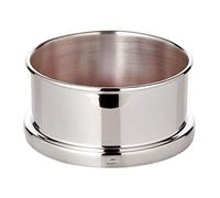 EDZARD Posavasos Derby, Plateado, Suelo de Madera, diámetro 10 cm