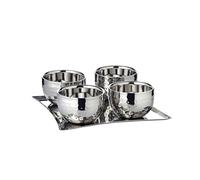 Edzard Set Helado Madeleine 20x20 cm Copas, Multicolor, Único