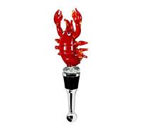 EDZARD Tapón para botellas Langosta (H 12 cm), hecho a mano | para champán, vino y cava, estilo vidrio artesanal, decoración de fiesta, accesorio de bar, idea de regalo