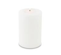 EDZARD Vela Permanente Cornelius (Altura 12 cm, diametro 8 cm) portacandelitas para candelitas estándar y candelitas de plástico Transparente, Resistente al Calor hasta 90°