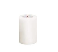 EDZARD Vela Permanente Cornelius (Altura 15 cm, diametro 10 cm) portacandelitas para candelitas Maxi estándar y candelitas Maxi de plástico Transparente, Resistente al Calor hasta 90°