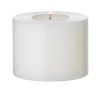 EDZARD Vela Permanente Cornelius (Altura 6 cm, diametro 6 cm) portacandelitas para candelitas estándar y candelitas de plástico Transparente, Resistente al Calor hasta 90°