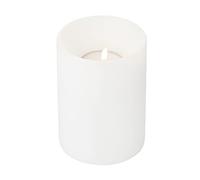 EDZARD Vela Permanente Cornelius, Lado Arriba cóncava (Altura 11 cm, diametro 8 cm) portacandelitas para candelitas estándar y candelitas de plástico Transparente, Resistente al Calor hasta 90°