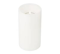 EDZARD Vela Permanente Cornelius, Lado Arriba cóncava (Altura 15 cm, diametro 8 cm) portacandelitas para candelitas estándar y candelitas de plástico Transparente, Resistente al Calor hasta 90°