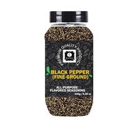 EDZZEL Pimienta negra india natural de (molida fina), caja de 100 gramos (juego de 2)