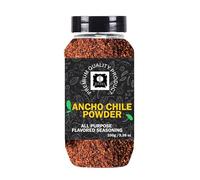 EDZZEL Polvo de chile ancho indio natural de, caja de 100 gramos (juego de 3)
