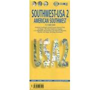Ee.uu. (2) Suroeste Mapa De Carreteras (escala 1.3.000.000)