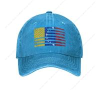 EE. UU. Americana Bandera Venezuela Gorra de béisbol Casquette Papá camión Flat Bill Snapback Sports Denim Hip Hop Sombrero para Hombres Mujeres