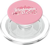 EE.UU. Capital Washington D.C Horizonte con Flores de Cerezo PopSockets PopGrip para MagSafe
