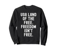 EE.UU. La Tierra de la Libertad Libre no es Patriota Libre Sudadera