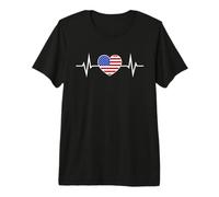 EE. UU. Latido Bandera Estadounidense Estados Unidos Camiseta Premium