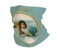 EEAAUUWE Bandana de ángel victoriano para invierno, calentador de cuello para mujer, a prueba de viento, bufanda facial para esquí y los ángeles cantan