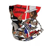 EEAAUUWE Beyonce Cowboy Carter 2025 Tour - Calentador de cuello para hombre, resistente al viento, bufanda para la cara y diadema