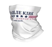 EEAAUUWE Charlie Kirk Truth Teller RIP - Bandana para el cuello impresa Rest in Peace Pasamontañas bufanda mágica ciclismo pesca adulto lavable