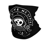 EEAAUUWE Give Me Space Bandana para el cuello, bufanda estampada cálida para ciclismo, deportes al aire libre, para hombres y mujeres, adultos, resistente al viento
