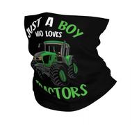 EEAAUUWE Just A Boy Who Loves Tractors - Diadema de invierno, calentador de cuello, para mujeres y hombres, senderismo, camping, tubo, bufanda, bandana para la cara