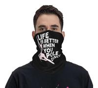 EEAAUUWE Life Is Better When You Pole Dance Fitness Pole Dance Bandana Cuello Polaina Impreso Máscara Bufanda Ciclismo Bufanda Senderismo Pesca