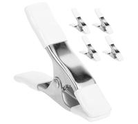 Eease5pcs Pinzas de resorte para fondos, clips de plástico para tela de fondo, pinzas resistentes