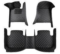 EEASSA Alfombrillas Cuero para Coche para Mercedes Benz AMG GLA GLB 180 200 220 250 GLA GLB 43 45, Antideslizante Impermeable Actualizar Borde Juego Completo Moquetas ProteccióN Accesorios,A/Black