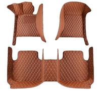 EEASSA Alfombrillas Cuero para Coche para Mercedes Benz AMG GLA GLB 180 200 220 250 GLA GLB 43 45, Antideslizante Impermeable Actualizar Borde Juego Completo Moquetas ProteccióN Accesorios,H/Brown
