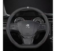 EEASSA Coche Funda Volante para Peugeot Traveller 2016-2023,Microfibra Cuero Suave Cubre Volante Coche Antideslizante Transpirable Durable Accesorios Interior Decoracion,Black-A