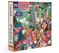 eeBoo Artist's Cottage-Puzzle Adulto 1000 Piezas de cartón Reciclado y Tinta Vegetal, tamaño 58,5 cm x 58,5 cm, PZT118