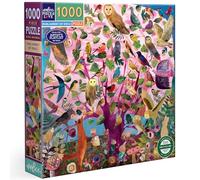 eeBoo- Búho Parliament of Owls-Puzzle para Adultos (1000 Piezas, cartón, 58,5 x 58,5 cm) (PZTOWL)