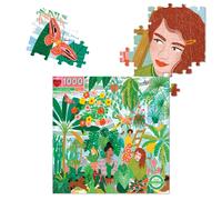 eeBoo- eeBoo's and Love Plant Ladies 1000 Piece Square Adult Jigsaw Puzzle, Colo