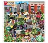 eeBoo Urban Gardening-Puzzle de cartón Reciclado 1000 Piezas (0689196510458)