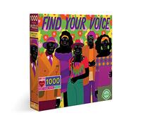 eeBoo Find Your Voice Adulto 1000 Piezas de cartón Reciclado, Rompecabezas de Colores PZFFRV, PZTFRV