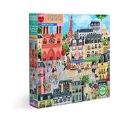 eeBoo Piece and Love Paris in a Day 1000 piece rectangular adult Jigsaw Puzzle M