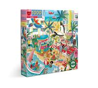 eeBoo Miami Puzzle 1000 Piezas de cartón Reciclado para Adultos, tamaño 58,5 x 58,5 cm, Multicolor (PZTMIA)